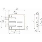 Замок врезной «МЕТТЭМ» ЗВ8 812.0.0, без торцевой планки, б/о, б/ручки, 3 ключа - Фото 2