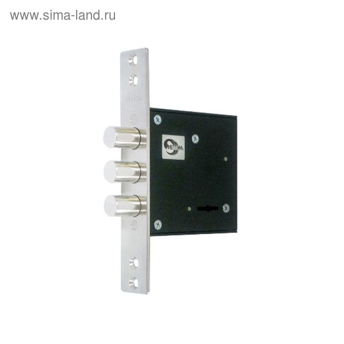 Замок врезной «МЕТТЭМ» ЗВ8 882.0.0, 3-ригеля, б/о, б/ручки, 4 ключа - Фото 1