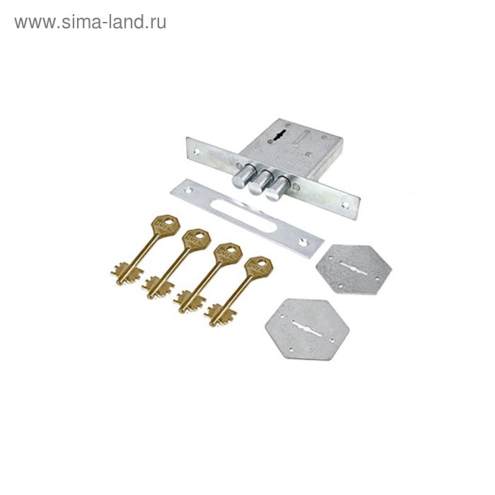 Замок врезной «Симеко» БИФ 0010×4, б/ручки - Фото 1