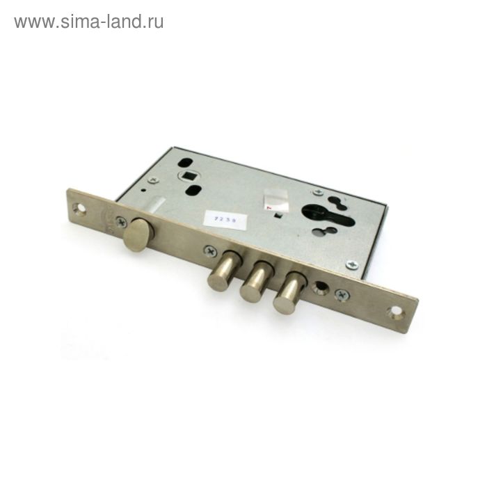 Замок врезной «Эльбор» Лазурит 1.01.23.0.0, б/мех.б/о, м/о 85 мм, б/ручки - Фото 1