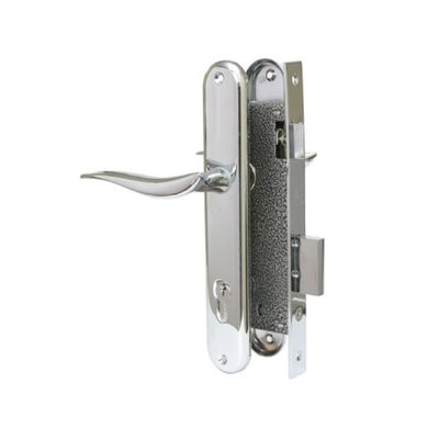 Замок врезной «АЛЛЮР» 0205 CP, с ручкой, цвет хром