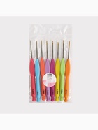 Набор крючков для вязания, с пластиковой ручкой, d=0.8-2 мм, 8 шт. - Фото 6