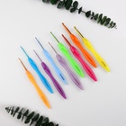 Набор крючков для вязания, d = 2-6 мм, 17 см, 9 шт., цвет разноцветный - Фото 2