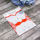 Свадебное приглашение "Платье-смокинг. Красный" - Фото 3