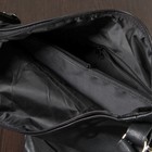 Сумка-рюкзак, 2 отдела с перегородкой на молнии, наружный карман, цвет чёрный - Фото 3