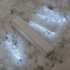 Гирлянда «Сосульки» 2.4 × 0.2 м, IP44, прозрачная нить, 96 LED, свечение белое с эффектом стекания, 12 В - Фото 8