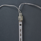 Гирлянда «Сосульки» 2.4 × 0.2 м, IP44, прозрачная нить, 96 LED, свечение белое с эффектом стекания, 12 В - Фото 4