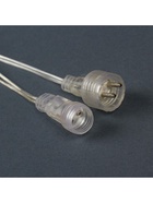 Гирлянда «Сосульки» 2.4 × 0.5 м, IP44, прозрачная нить, 96 LED, свечение мульти с эффектом стекания, 12 В 2354132 - фото 319925509