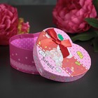 Коробка подарочная в форме сердца 11,5 х 10 х 5 см, МИКС - Фото 5