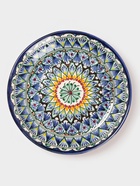 Ляган узбекский Риштанская керамика «Узоры», d=25 см, синий, МИКС - Фото 1