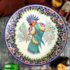 Ляган узбекский Риштанская Керамика «Жар-птица», d=41 см, МИКС - Фото 2