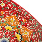 Ляган Риштанская Керамика "Узоры", 31 см, квадратный, красный микс - Фото 7