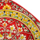 Ляган Риштанская Керамика "Узоры", 31 см, квадратный, красный микс - Фото 9