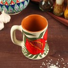 Кружка Риштанская Керамика "Гранаты", 500 мл, - Фото 4