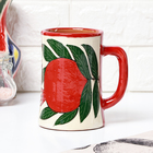 Кружка Риштанская Керамика "Гранаты", 500 мл, - Фото 6