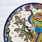 Ляган узбекский Риштанская Керамика «Жар-птица», d=36 см, МИКС - Фото 4
