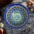 Коса Риштанская Керамика "Узоры", 18 см, большая, синяя - Фото 2