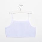 Топ для девочки, цвет белый, рост 146 см - Фото 3