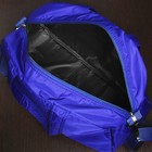 Сумка спортивная, отдел на молнии, наружный карман, длинный ремень, цвет синий - Фото 3