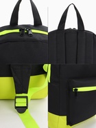 Рюкзак школьный «ЗФТС» на молнии, с карманом, размер 30×11×44 см, чёрный/жёлтый - Фото 5