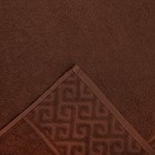 Полотенце махровое Олимп ПД-3501-03085, 70х130,цв.87, коричневый, хл. 100%, 295 г/м2 - Фото 4