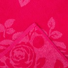 Полотенце махровое Rose color ПЛ-1202-03088, 100х150,цв.10000, розовый, хл.100%, 360 г/м2 - Фото 4