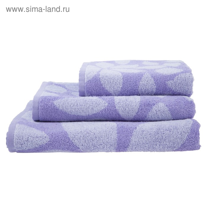 Полотенце махровое Lilac color ПЛ-1202-03089, 100х150,цв.10000, сирень, хл.100%, 360 г/м2 - Фото 1