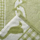 Полотенце махровое Little geese ПЛ-2702-3070, 30х70,цв.30000, зеленый, хл.100%, 420 г/м2 - Фото 3