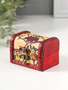 Шкатулка для украшений «Сундучок. Совята», дерево, 6×8×5.5 см - Фото 7