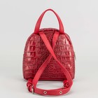 Сумка-рюкзак женский, отдел на молнии, наружный карман, цвет красный - Фото 3