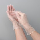 Перчатки A.D.M. виниловые, одноразовые, неопудренные , размер S, 100 шт/уп, 10 г - Фото 3