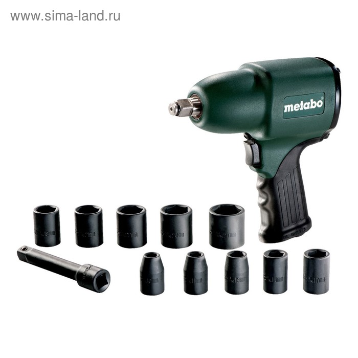 Пневмогайковерт Metabo DSSW 360 Set,  ударный, кейс , 1/2", 6,2 бар, 7500 об/мин, 360 Нм - Фото 1