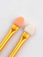 Набор аппликаторов для теней, двусторонние, 5 шт., 6.5 см, цвет золотистый - Фото 2