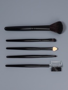Набор кистей для макияжа SMOKY, 5 шт., чёрный - Фото 3