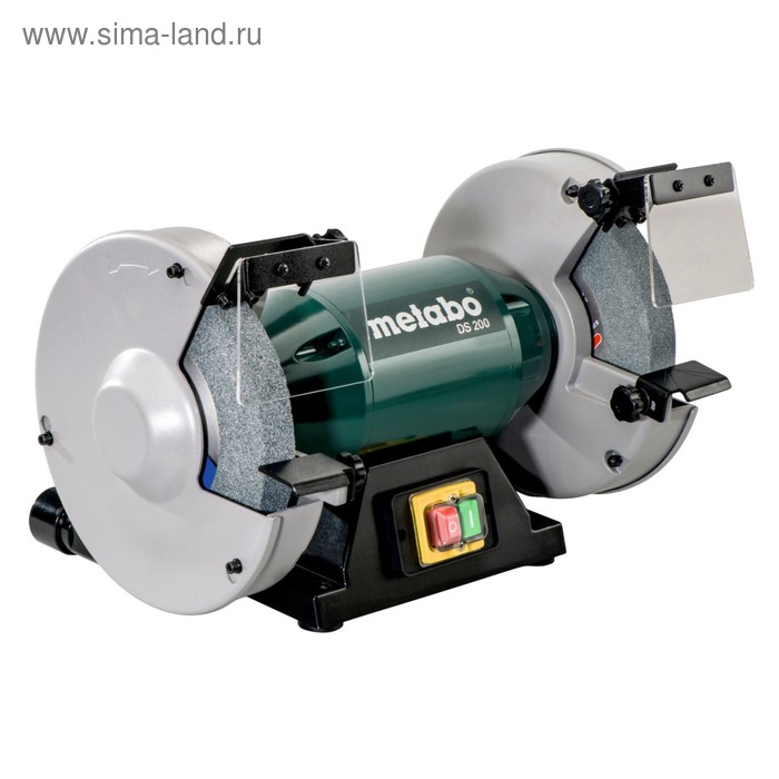 Точило Metabo DS 200, 220В, 600Вт, круг-200х25х32мм, зернистость 36 Р/60 N, 2980 об/мин - Фото 1