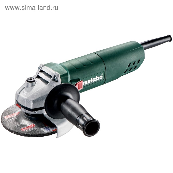 Угловая шлифмашина Metabo W 850-125 850Вт, 10000об/мин, 125мм, кабель 2.6м, 2кг - Фото 1