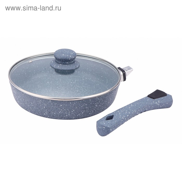 Сковорода Bekker BK-7927, с мраморным покрытием, d=30 см - Фото 1