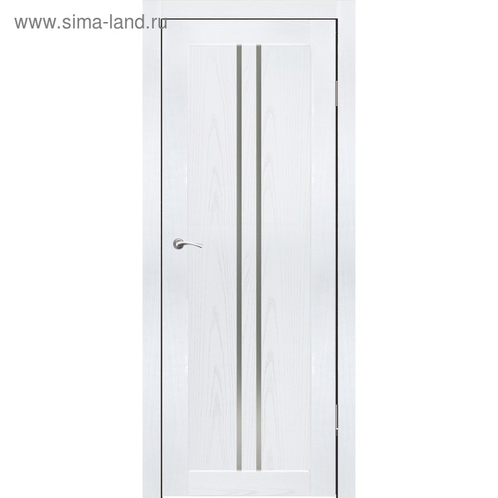 Комплект двери Токио Ясень белый 2000х600 - Фото 1