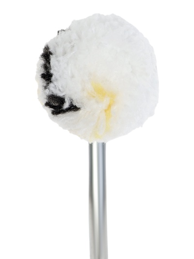 Мини-валик ТУНДРА, микрофибра, 60 мм, рукоятка d=6 мм, d=15 мм, ворс 9 мм