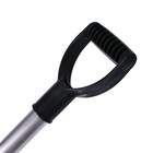 Лопата для уборки снега, пластиковый ковш 380×380 мм, алюминиевая планка, алюминиевый черенок, «Снеговик» - Фото 10