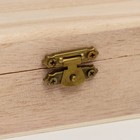 Шкатулка для росписи дерево «Простая», для творчества, декора, 9×5.5×5 см - Фото 4