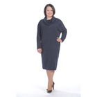 Платье-свитер женское цвет тёмно-синий, размер 50, рост 164 - Фото 1