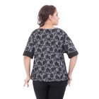 Блуза женская, размер 52, цвет чёрный - Фото 3