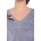 Блуза женская, размер 42, цвет серый - Фото 3