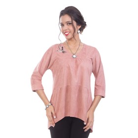 Блуза женская, размер 48, цвет розовый