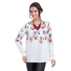 Блуза женская, размер 42, цвет белый - Фото 1