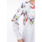 Блуза женская, размер 42, цвет белый - Фото 3