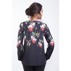 Блуза женская, размер 42, цвет чёрный - Фото 3