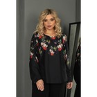 Блуза женская, размер 54, цвет чёрный - Фото 5
