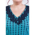 Платье женское, размер 52, цвет голубой - Фото 2
